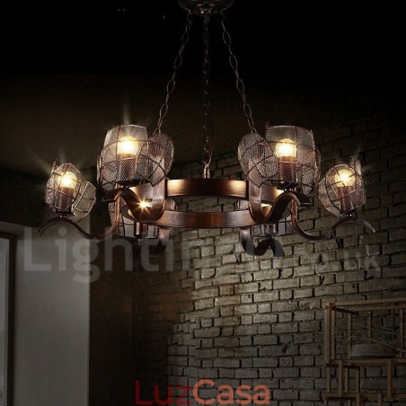 Loja de iluminação de aço estilo industrial, lustre pendente, luz Loja de iluminação de aço estilo industrial, lustre pendente, luz
