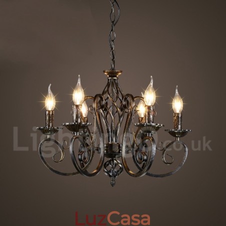 Loja de iluminação de aço estilo industrial, lustre pendente, luz Loja de iluminação de aço estilo industrial, lustre pendente, luz