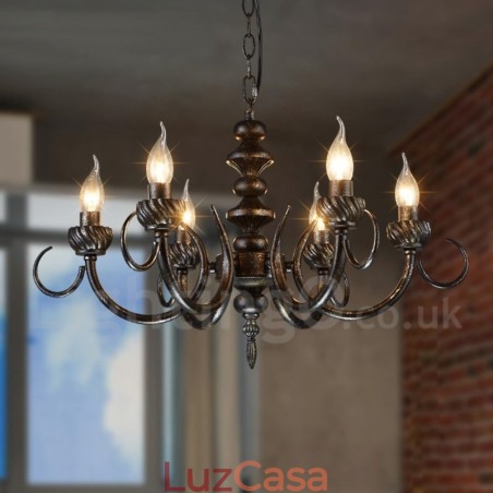 Loja de iluminação de aço estilo industrial, lustre pendente, luz Loja de iluminação de aço estilo industrial, lustre pendente, luz