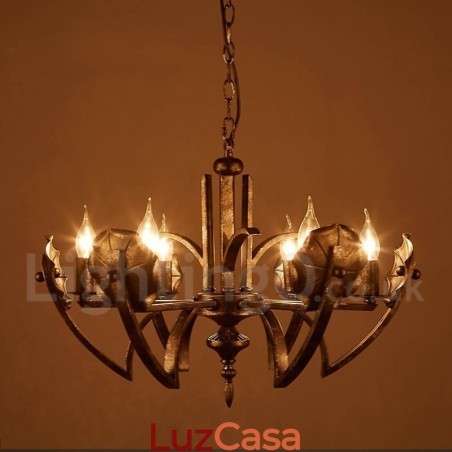 Loja de iluminação de aço estilo industrial, lustre pendente, luz Loja de iluminação de aço estilo industrial, lustre pendente, luz