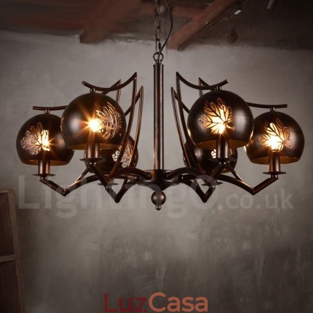 Loja de iluminação de aço estilo industrial, lustre pendente, luz Loja de iluminação de aço estilo industrial, lustre pendente, luz