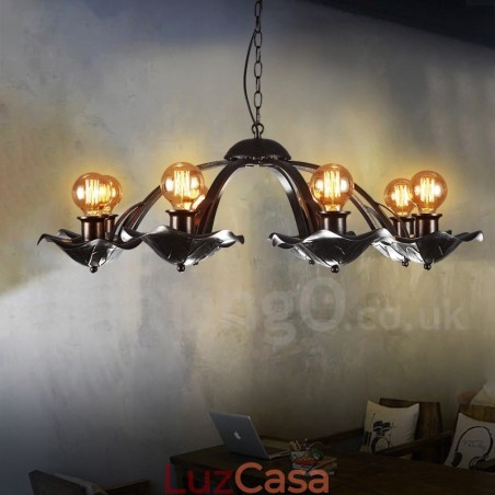 Loja de iluminação de aço estilo industrial, lustre pendente, luz Loja de iluminação de aço estilo industrial, lustre pendente, luz