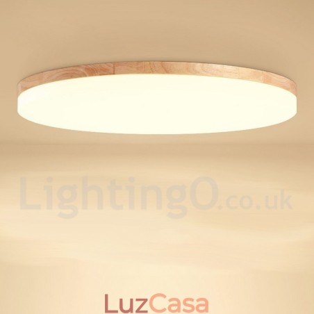 Luminária de teto redonda nórdica Luminária de teto simples e moderna de madeira maciça Luminária de teto ultrafina Luminária de teto redonda nórdica Luminária de teto simples e moderna de madeira maciça Luminária de teto ultrafina