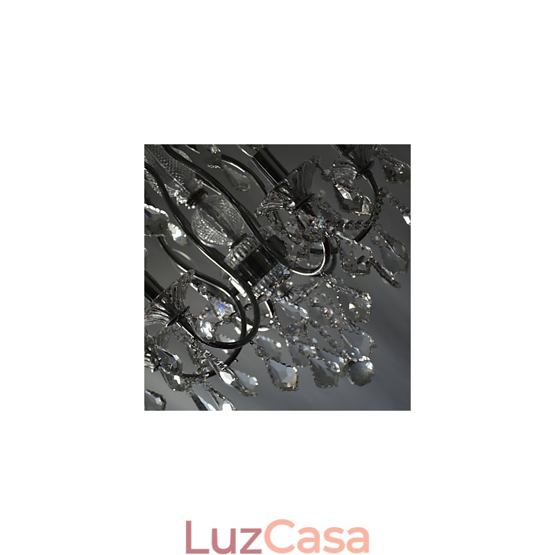 Luminária de teto com 6 luzes