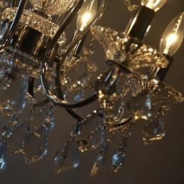 Luminária de teto com 6 luzes