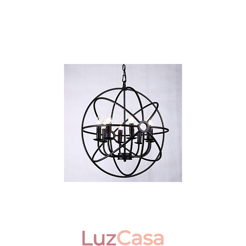 Mini Estilo Lustre Pingente Luz Moderna Contemporânea Tradicional Clássico Rústico Lodge Retro Lanterna Country Globe