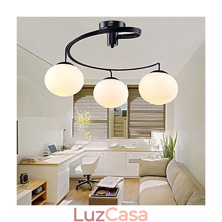 Luminárias pendentes modernas contemporâneas de metal Luminárias pendentes modernas contemporâneas de metal