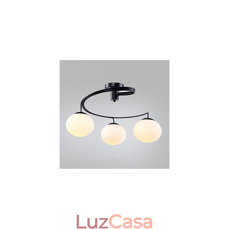 Luminárias pendentes modernas contemporâneas de metal