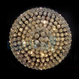 Lustre moderno contemporâneo, luminária pendente embutida, luz de gota de chuva de cristal