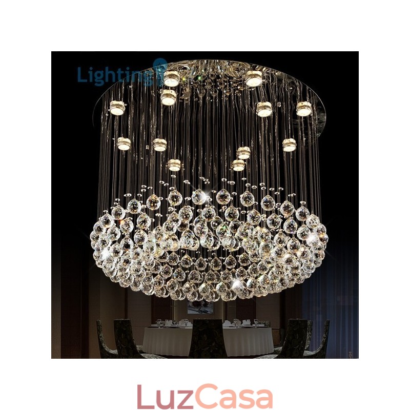 Lustre de cristal moderno ninho de pássaro luxo duplex lâmpada de teto