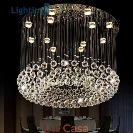 Lustre de cristal moderno ninho de pássaro luxo duplex lâmpada de teto Lustre de cristal moderno ninho de pássaro luxo duplex lâmpada de teto