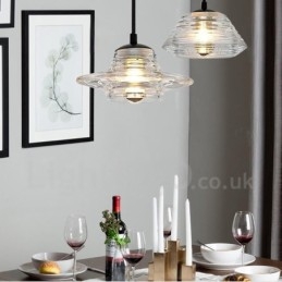 Luminária pendente de vidro de cabeça única Café