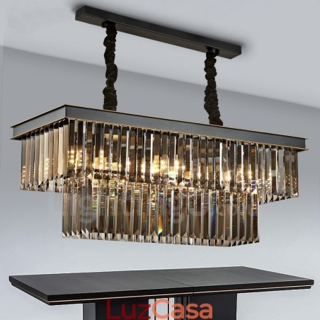 Retro Cristal Pendant Light Café Salão de Exibição Retro Cristal Pendant Light Café Salão de Exibição