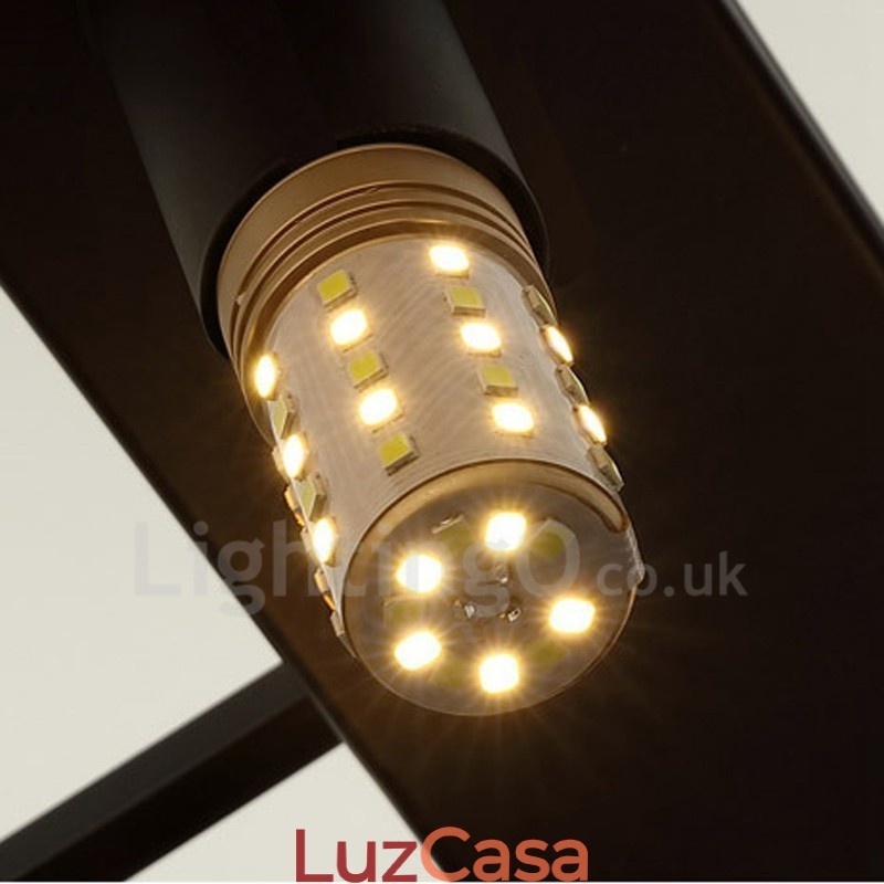 Retro Cristal Pendant Light Café Salão de Exibição