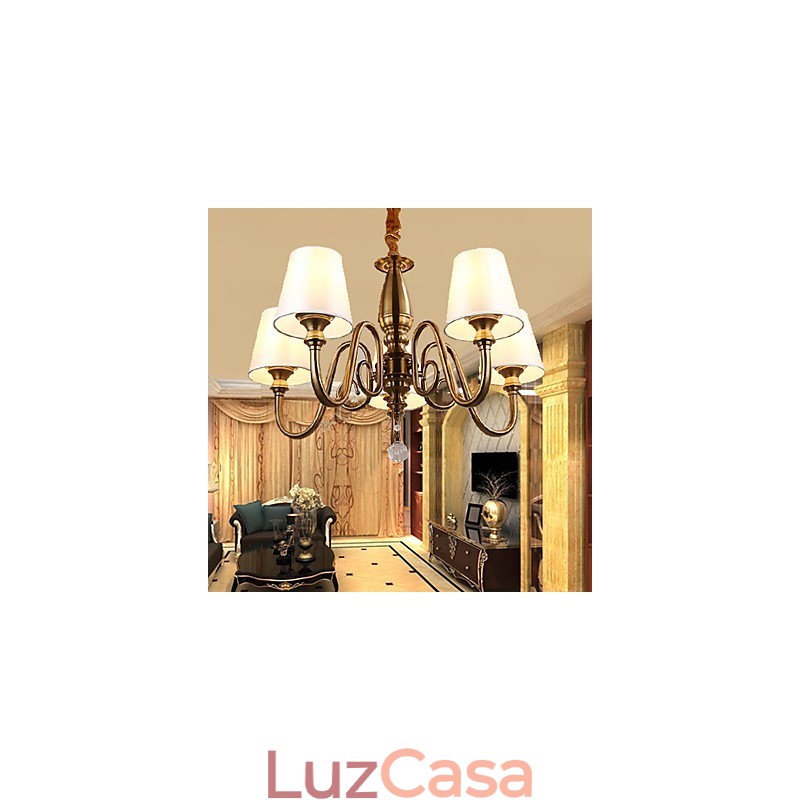 Lustre Moderno Contemporâneo Metal