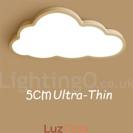 Nuvens ultrafinas reguláveis, estilo nórdico moderno e contemporâneo, luzes de teto embutidas com sombra de acrílico e controle remoto, também podem ser usadas como luz de parede Nuvens ultrafinas reguláveis, estilo nórdico moderno e contemporâneo, luzes de teto embutidas com sombra de acrílico e controle remoto, também podem ser usadas como luz de parede