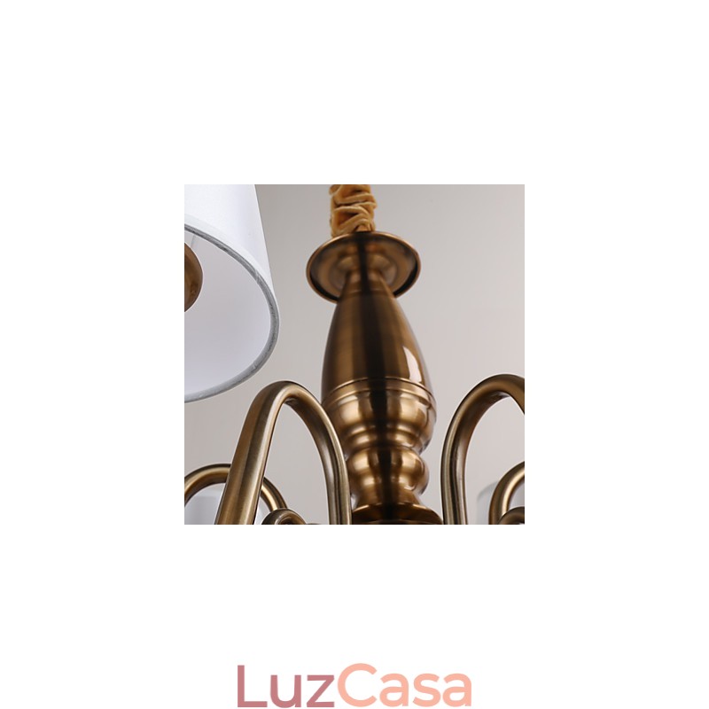 Lustre Moderno Contemporâneo Metal