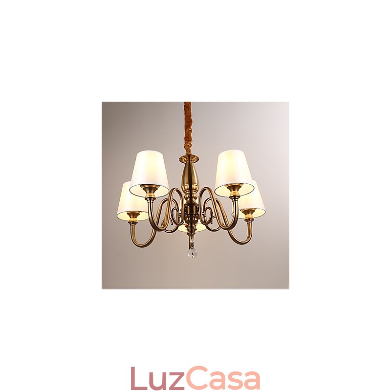 Lustre Moderno Contemporâneo Metal