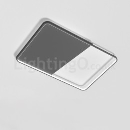 Moderno Minimalista Ultra fino 5 cm Alumínio Retângulo Montagem Embutida Luzes de Teto