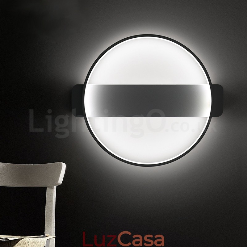 Luminária de teto redonda nórdica embutida