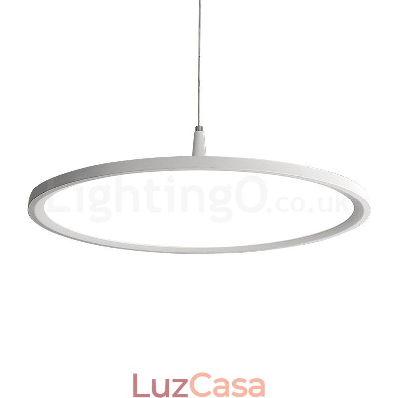 Luminária pendente de cabeça única estilo nórdico ultrafina