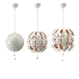 Lustre nórdico moderno bola pingente luz