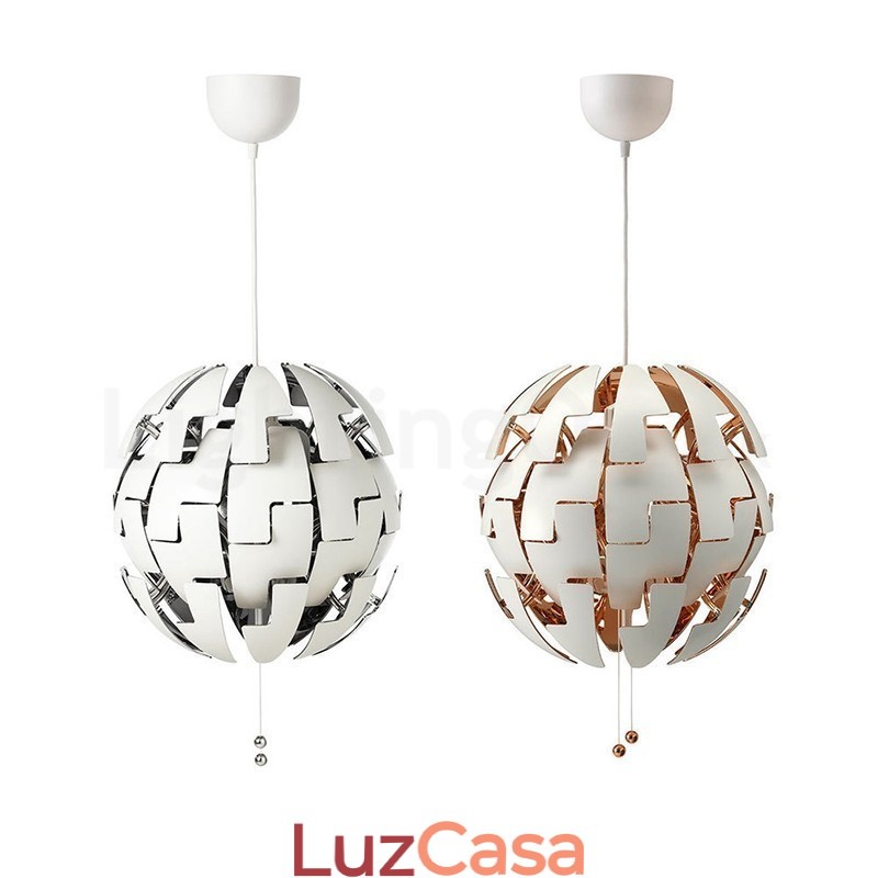 Lustre nórdico moderno bola pingente luz