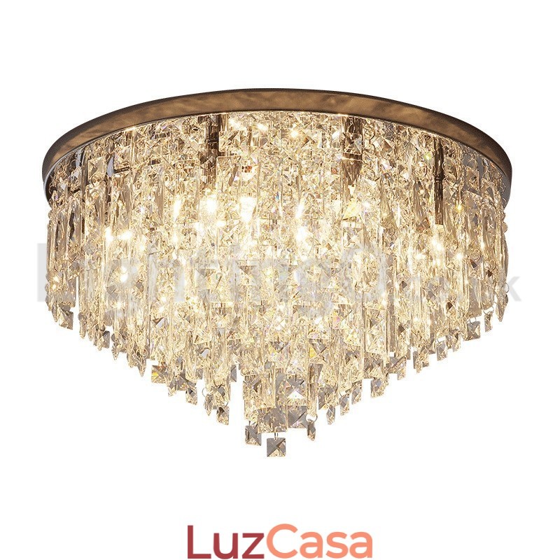 Luzes de teto embutidas modernas Luzes de cristal