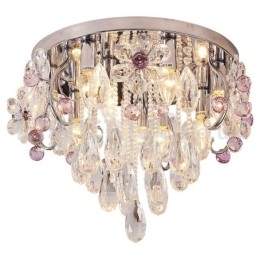 Luzes de teto de cristal redondas de luxo embutidas