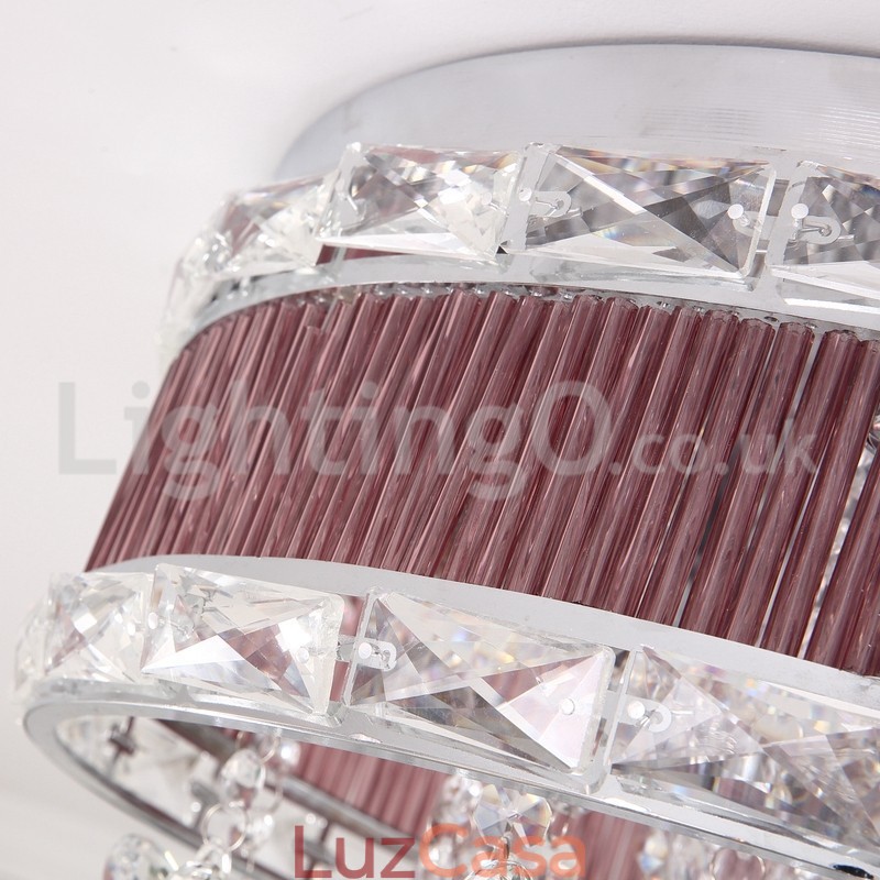 Este ano, luzes de teto de cristal de moda moderna embutidas
