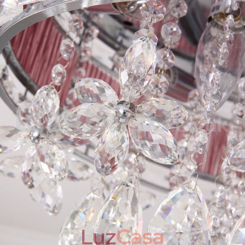 Este ano, luzes de teto de cristal de moda moderna embutidas
