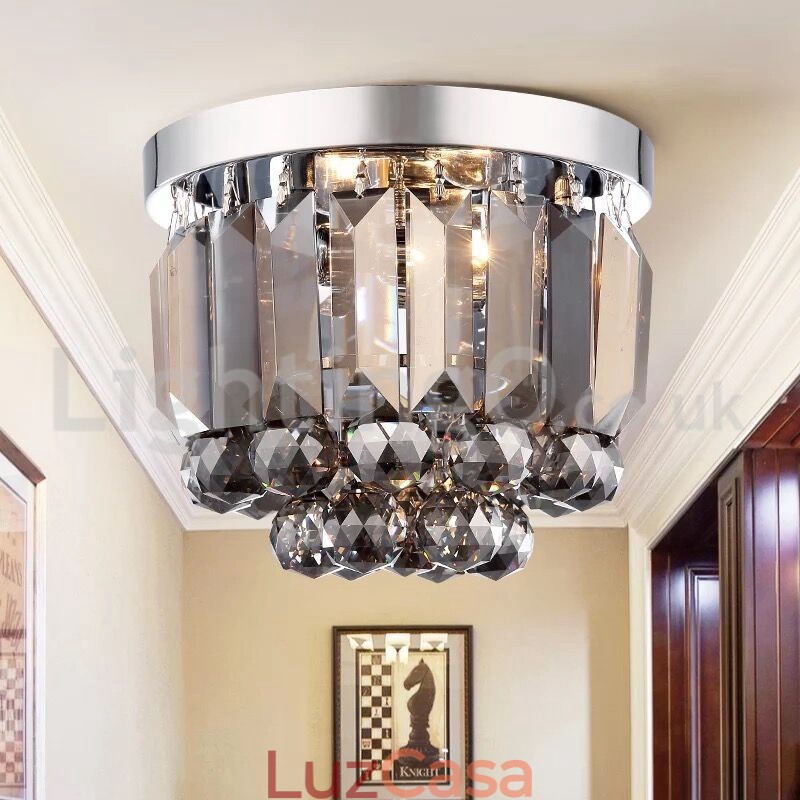 Luzes de teto de cristal modernas embutidas