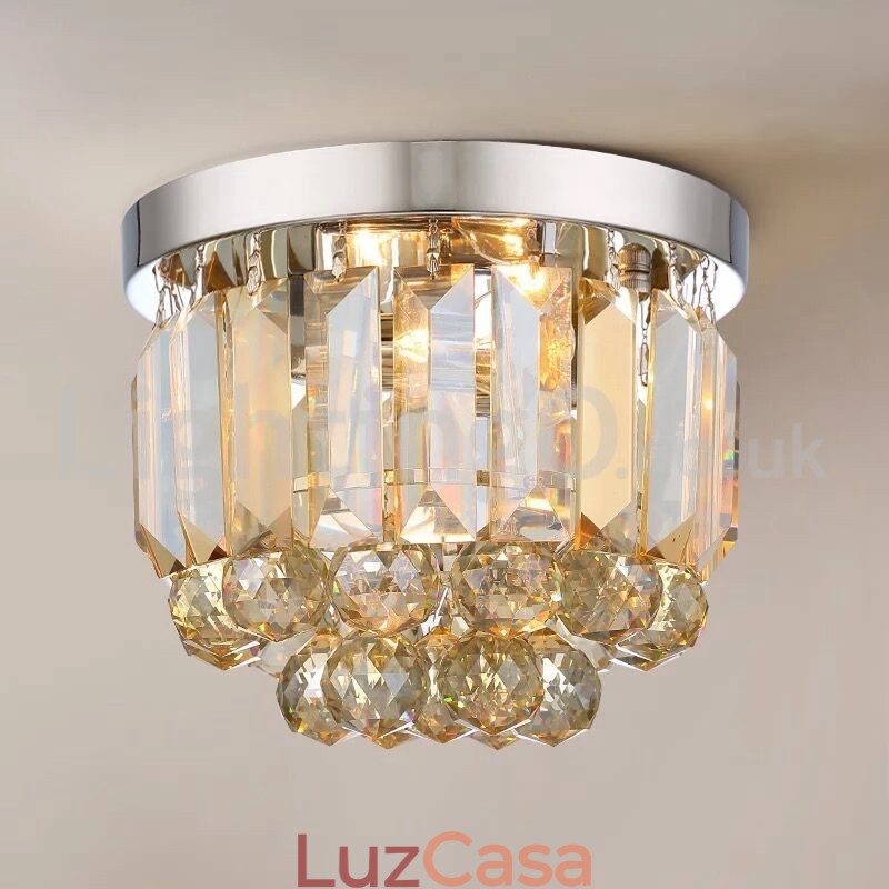 Luzes de teto de cristal modernas embutidas