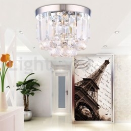 Luzes de teto de cristal modernas embutidas