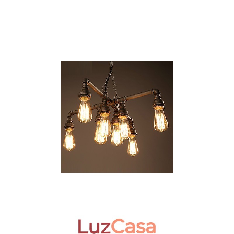 Lustre Moderno Contemporâneo Tradicional Clássico Rústico Lodge Metal
