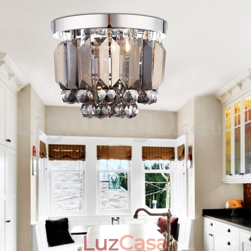 Luzes de teto de cristal modernas embutidas