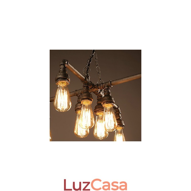 Lustre Moderno Contemporâneo Tradicional Clássico Rústico Lodge Metal