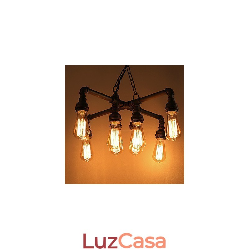 Lustre Moderno Contemporâneo Tradicional Clássico Rústico Lodge Metal