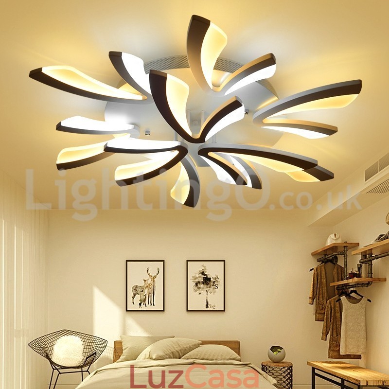 Mais novo 9 luzes modernas acessíveis embutidas luzes de teto
