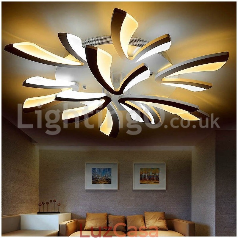 Mais novo 9 luzes modernas acessíveis embutidas luzes de teto