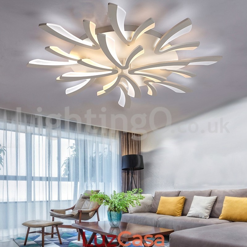 Mais novo 12 luzes elegantes modernas luzes de teto embutidas