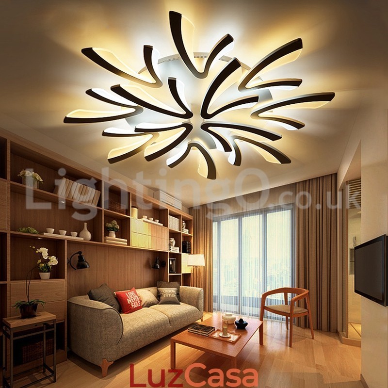 Mais novo 12 luzes elegantes modernas luzes de teto embutidas