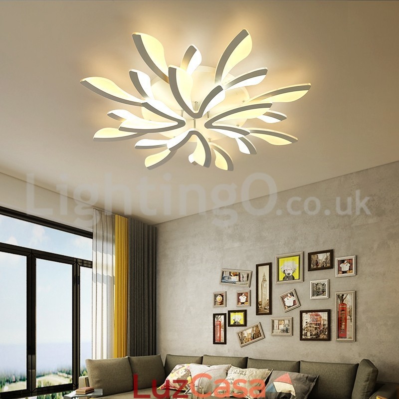 Mais novo 12 luzes elegantes modernas luzes de teto embutidas