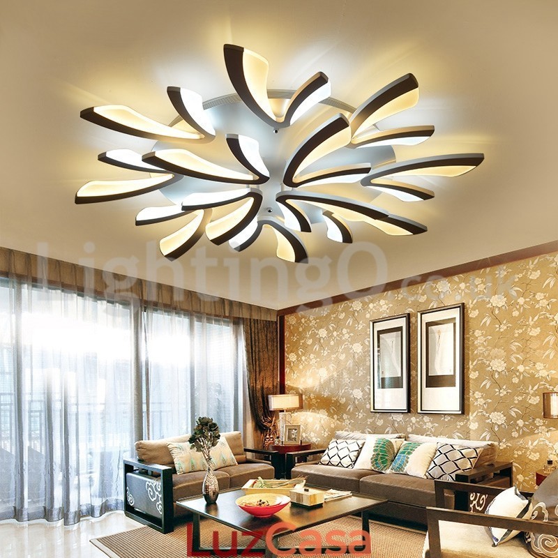 Mais novo 12 luzes elegantes modernas luzes de teto embutidas