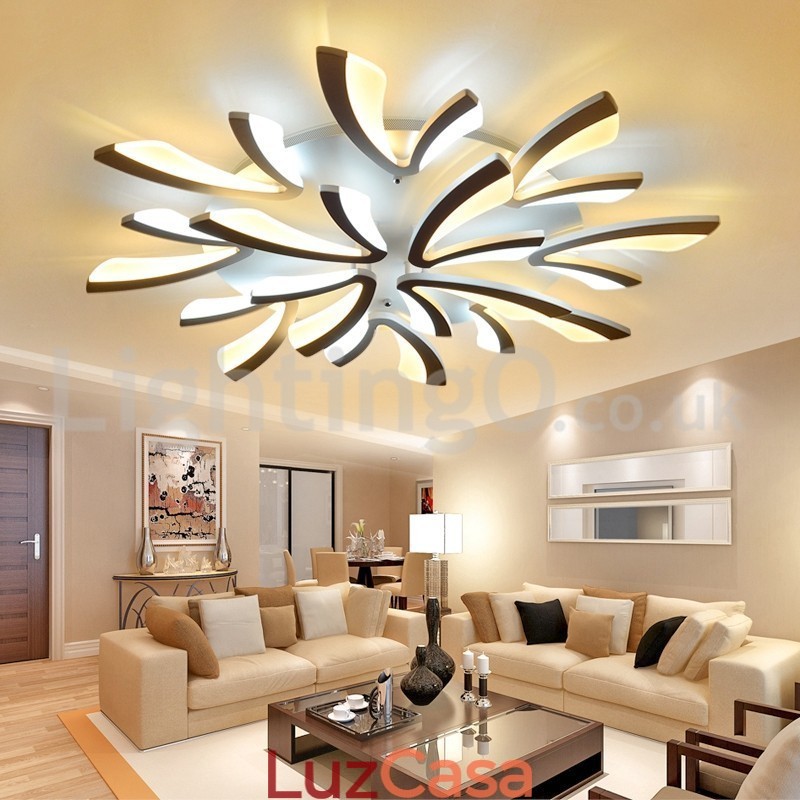 Mais novo 12 luzes elegantes modernas luzes de teto embutidas