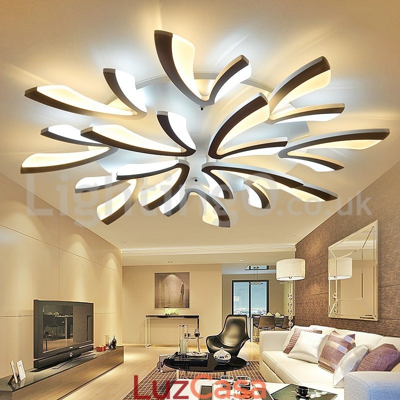 Mais novo 12 luzes elegantes modernas luzes de teto embutidas