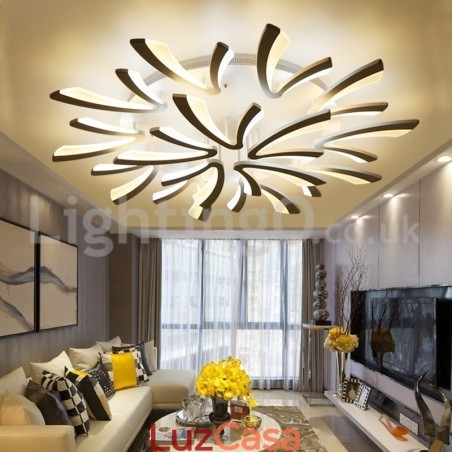 Personalidade 15 Luzes Elegantes Modernas Luminárias de Teto Embutidas Personalidade 15 Luzes Elegantes Modernas Luminárias de Teto Embutidas
