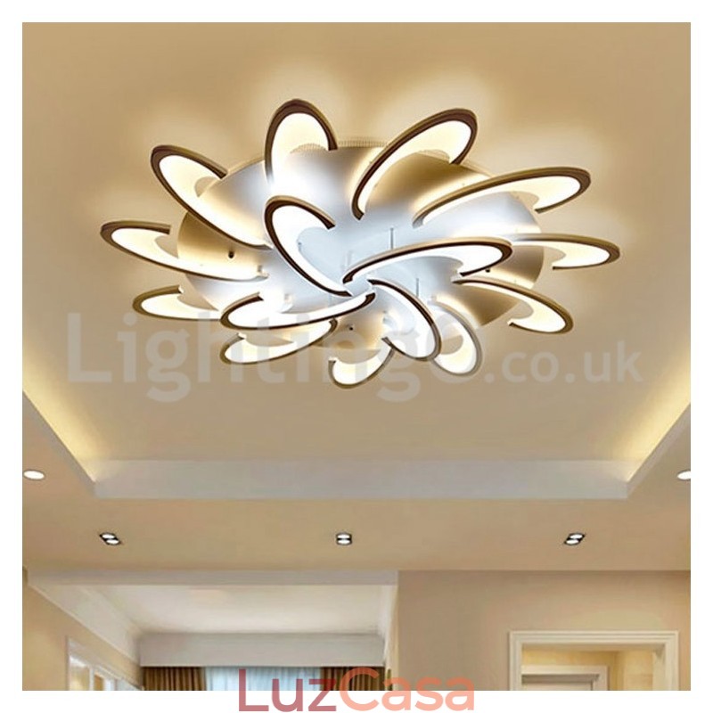 Desconto 15 lâmpadas contemporâneas luzes de teto embutidas
