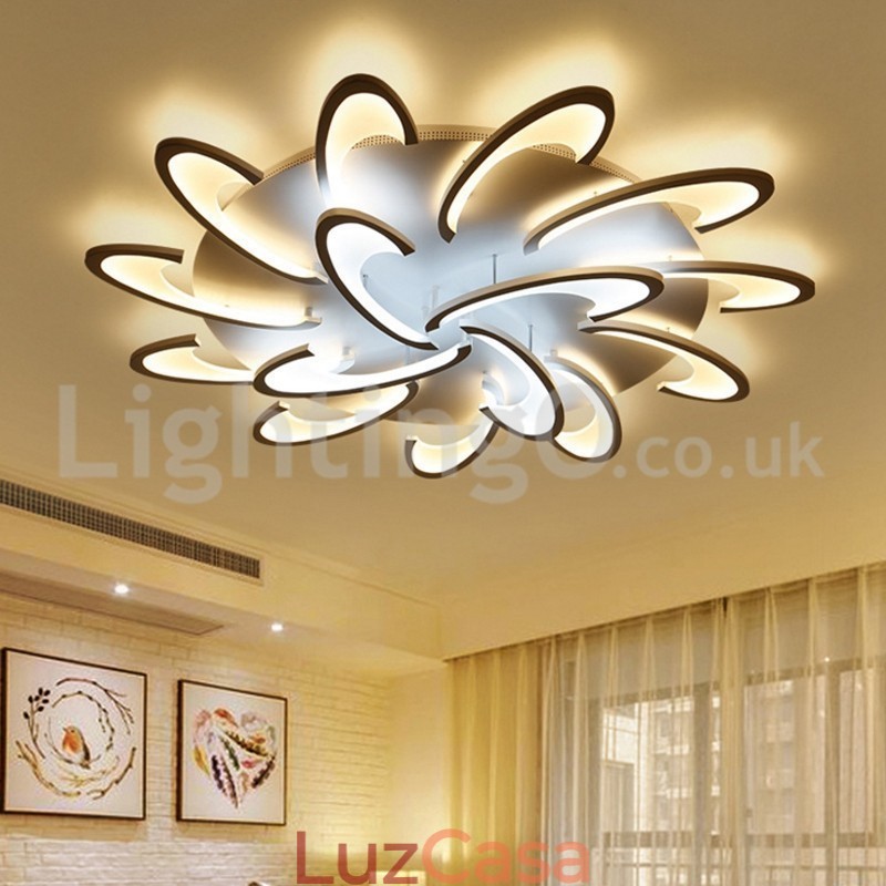 Desconto 15 lâmpadas contemporâneas luzes de teto embutidas