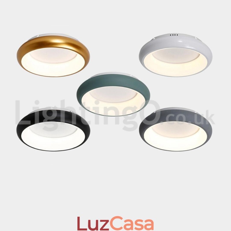 Luzes de teto modernas redondas embutidas